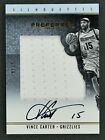 2022-23 Vince Carter Auto On Card Patch Game Worn Panini PREFERRED 16/35 SSP