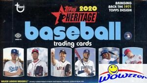 2020 Topps Heritage Baseball HUGE Factory Sealed HOBBY Box-AUTO/RELIC+BOX LOADER