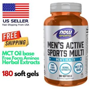 NOW Sports Nutrition, Men's Extreme Sports Multi with Free-Form Amino ZMA 180 ct