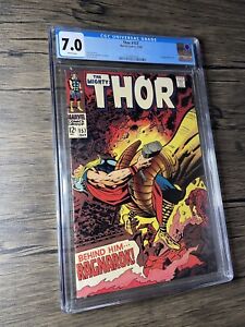 Thor #157 - Marvel Comics, 1968 CGC 7.0 WHITE PAGES
