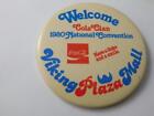 COCA COLA CLAN 1980 VINTAGE BUTTON POP NATIONAL CONVENTION VIKING PLAZA  MALL