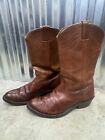 Vintage Nocona Boots Brown Men's Size 10.5 D Cowboy Boots Leather Western Rodeo