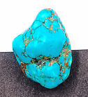 Natural Arizona Blue Turquoise 87Ct Certified Raw Uncut Rough Loose Gemstone AKM