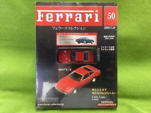ixo 1/43 Hachette Ferrari Collection V50 Ferrari 365GTc/4 Minicar and Book
