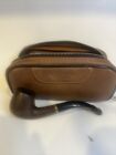 Scotte PU Leather Smoking Wood Pipe Pouch case With One Used Pipe