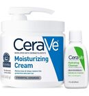 CeraVe Moisturizing Cream Combo Pack w/Pump + Sample Hydrating Facial Cleanser