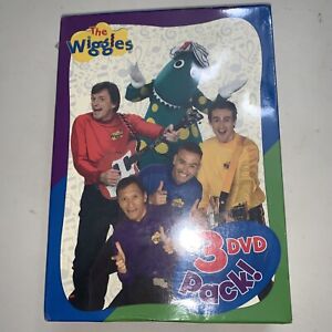 New Sealed The Wiggles 3 DVD Pack Dancing/Big Red Car/Wiggle Time Boxed Set 2012