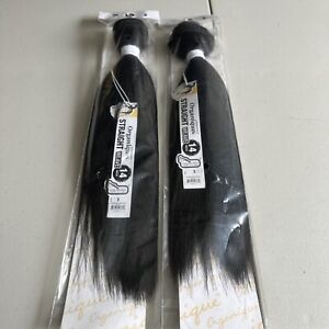 SHAKE-N-GO ORGANIQUE SYNTHETIC WEAVE HAIR  - Straight  14“ #2 (2 Pack Deal)