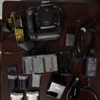 Nikon D850 Camera + battery grip, sandisk SD memory card, charger, extras