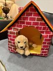 Cute Dog/cat Indoor Pet House Removable W/ Cushion Size: 15.4 x 15.7 x 17.3 Inch