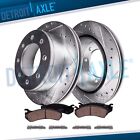 Front Drilled Rotors Ceramic Brake Pads for 2006 - 2008 Dodge RAM 1500 2500 3500 (For: More than one vehicle)