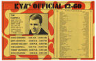 KYA Radio Survey 1968 Top 60 Handbill Beatles Who The Doors Elvis Presley Byrds