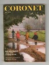 Coronet April 1958 Men Don't Cry The Coming Of Age  Claire Bloom Katherine Arre