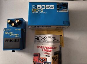 Boss BD-2 Blues Driver Pedal - Blue Excellent Condition