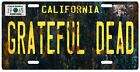 Jerry Garcia The Grateful Dead Rustic Replica 1965 California License Plate
