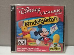 Disney Mickey Mouse Kindergarten PC GAME Home School Learning 4-6 (CD-ROM, 2010)