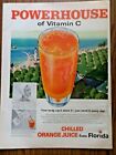 1959 Florida Orange Juice Ad   Zoe Ann Olsen Olympic Diving Champion