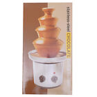4 Tier Stainless Steel Chocolate Fountain Machine Commercial +Power Cable