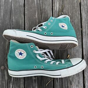 Unisex CONVERSE Chuck Taylor ALL STAR HIGH TOP Green Size 12M 14W