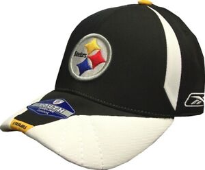 Pittsburgh Steelers NFL Reebok Sideline Black/White Hat - Youth 4-7 Years