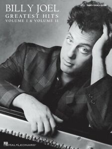 Billy Joel Greatest Hits Volume I and II Sheet Music Piano Vocal Book 000300988