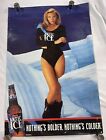 Coors - 1993 Artic Ice Promo Poster 20x30”  Man Cave Garage Pinup Beer Model