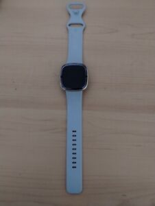 Fitbit Sense 2 Platinum Aluminum Smartwatch w/ Lunar White Band (E10033186)
