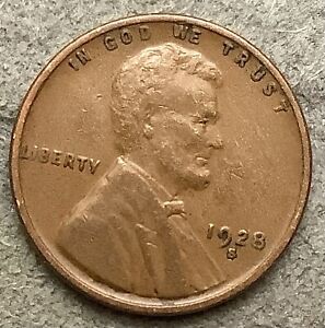 1928-S  * Lincoln Wheat Cent - Better Grade ~ X891