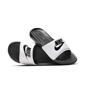 Nike VICTORI ONE Men's Black White CN9675-005 Basic Active Slides