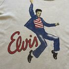 Vintage 70s Elvis Presley T-Shirt Blues Rock Country Band Tour Concert Memorial
