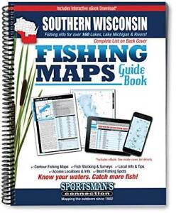 Southern Wisconsin Fishing Map Guide - Spiral-bound - GOOD