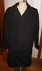 Military Trench Coat 40 R Black Removable Fleece Lining 8405-01-059-4248