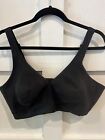 Cacique by Lane Bryant Unlined No Wire Full Coverage Black Bra