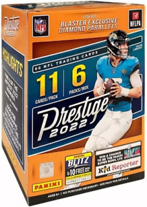 2022  Prestige Football NFL Factory Sealed Blaster Box - 66 Trading Cards Total