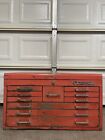 Vintage Cornwell 10-Drawer Tool Chest Top Cabinet Box - 80’s Toolbox