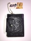 RARE Famous Stars And Straps Black Leather Woman's Wallet NWT Travis Barker