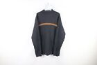 Vintage 90s Streetwear Mens XLT Faded Chunky Ribbed Knit Turtleneck Sweater Gray