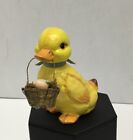 New ListingKATHERINE’S COLLECTION Yellow Duckling With Easter Basket