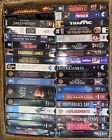 Lot of 34 Old VHS Tapes Thriller, Suspense, Action, Videos VCR 80s Retro 90s