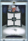 2007 Upper Deck Exquisite Tom Brady Maximum Jersey Game Used QUAD Patch 04/75