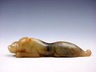 New ListingVintage Nephrite Jade Stone Carved Crouching Foo Dog Sculpture #04222310