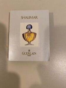 shalimar eau de parfum guerlain vintage sample
