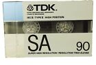 TDK SA 90 Blank Cassette Tape 1988 Japan Super High Resolution IEC II Type II