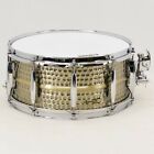 TreeHouse Custom Drums 6½x14 Hammered Brass Snare Drum w/Beaded Dunnett Strainer