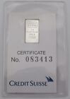 1985 Credit Suisse Liberty 1 gram .9995 Platinum Sealed Assay Card - Item#9014
