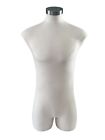 Mannequin Male 3/4 Body Dress Form Lucky Brand Display Muslin Covered Hard Foam