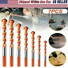 7Pcs Professional Drill Bit Set For Concrete Drill Bit & Masonry Drill Bit USA