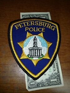 Petersburg Virginia Police Department Patch New Old Stock