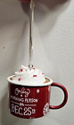 Hallmark ONLY A MORNING PERSON ON DECEMBER 25th Coffee Mug hot cocoa ornament