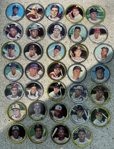 Topps 1964 All Stars Baseball Coins Lot Of 34